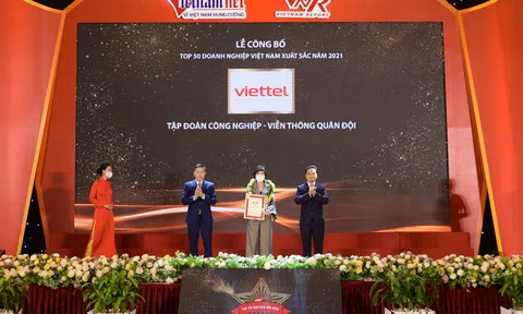 Viettel đứng đầu Top 50 DN xuất sắc nhất Việt Nam